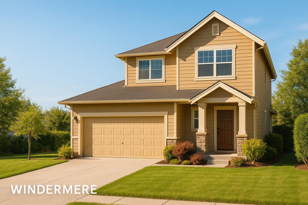 Modern suburban home in Windermere, showcasing local market influences to sell my house fast.